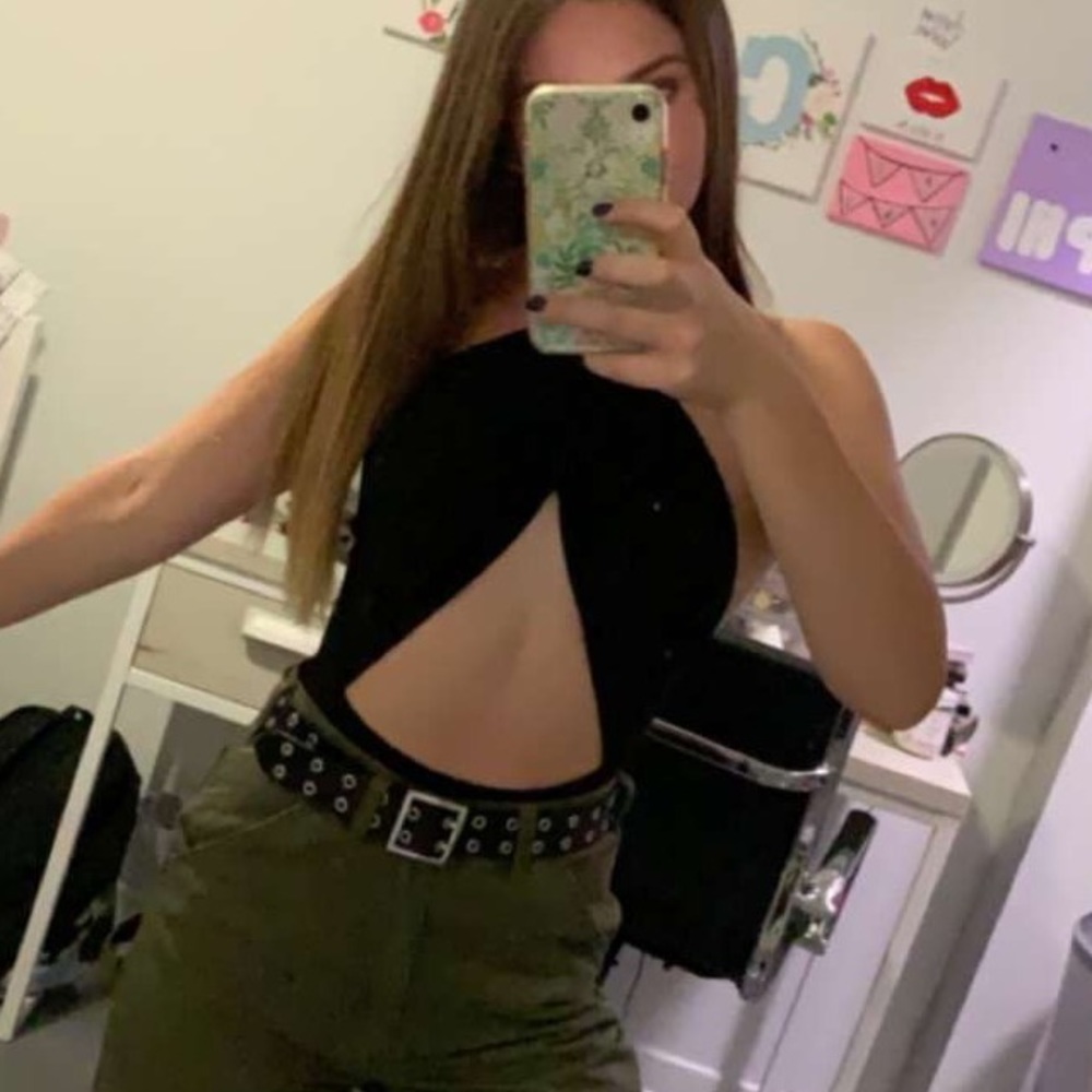 black bodysuit